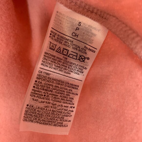 Old Navy Hoodie Pink Quarter Zip Hybrid Pocket Pullover Sweater - Picture 7 of 10